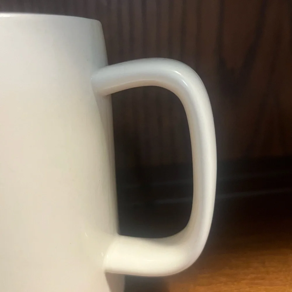 Mary Square Coffee/tea Mug. “I just want to drink coffee and‎ pet my dog”